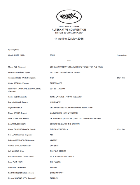 UNOFFICIALCANNES (revised)